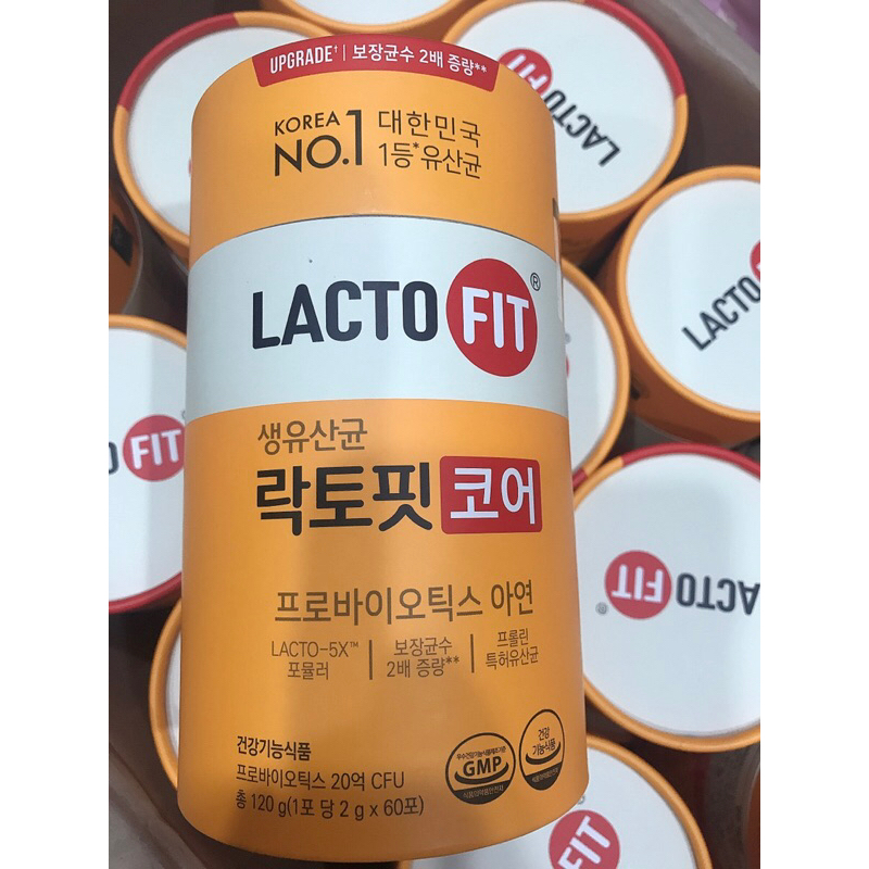現貨‼️ 正品 韓國LACTO-FIT 鐘根堂益生菌 5X橘色加強版 （2g*60包）最低價