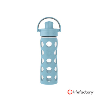 【lifefactory】單寧藍 掀蓋玻璃水瓶475ml(AFCN-475-DNLB)