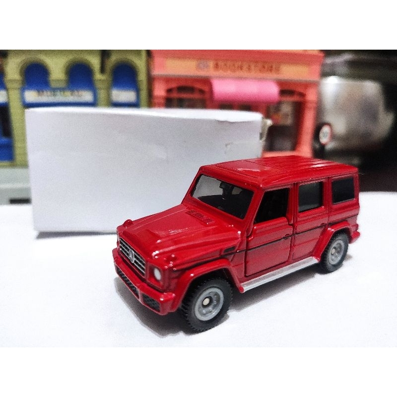 Tomica 極速彎道 賓士 Mercedes Benz G-class 紅 經典 名車 附膠盒 原廠白盒