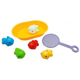 日本樂雅玩具 快樂撈魚組 洗澡玩具