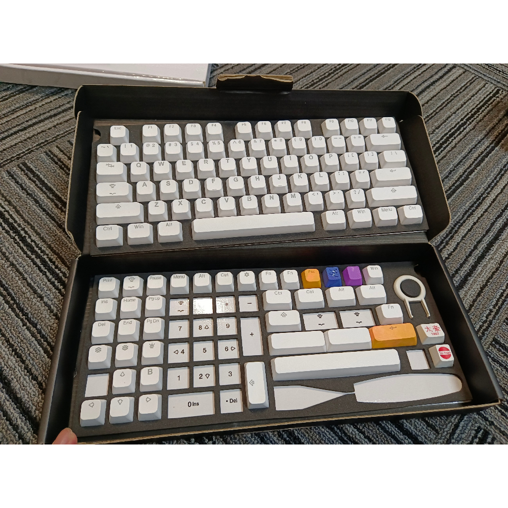 ABS-太豪 波霸 白色 -英文 SKU#T01GP601 鍵帽 鍵盤