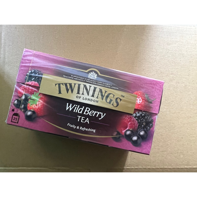 ［現貨］TWININGS 唐寧茶 綜合野莓茶 盒裝 2gx25包