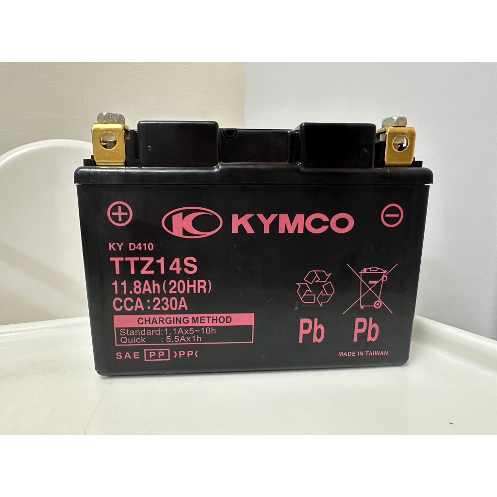 新車升級換下 未使用過 全新 KYMCO 光陽原廠 14號電池 TTZ14S 電池 十四號 電池