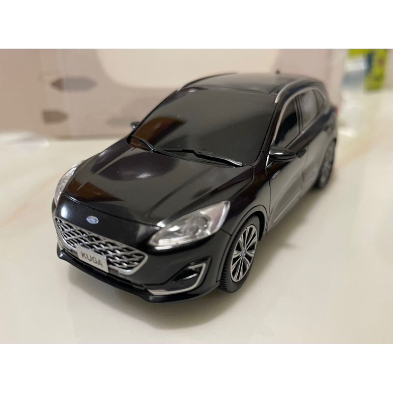 台灣福特原廠Kuga 模型車 stline vignale 迴力車 黑色 1:43