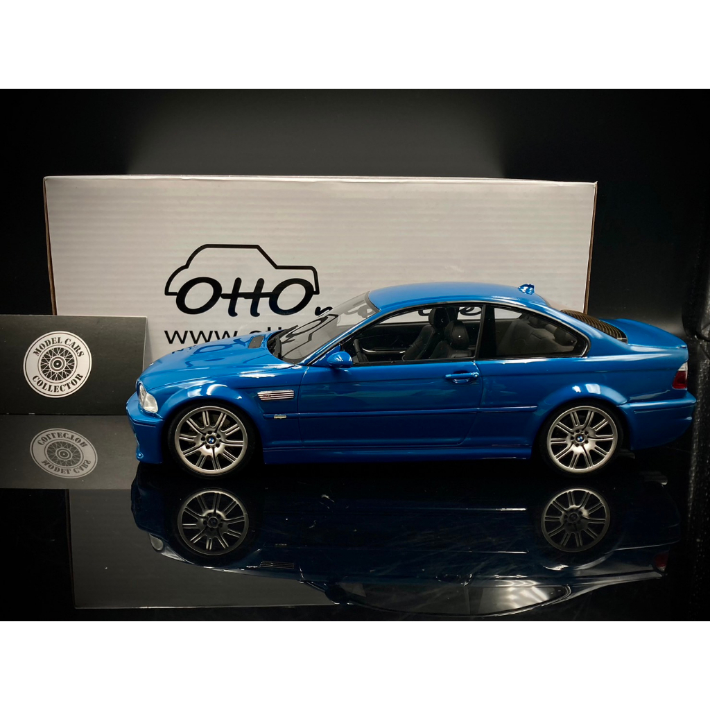 【收藏模人】OTTO BMW M3 E46 Coupe 限量2000台 邁阿密藍 1:18 1/18 OT790