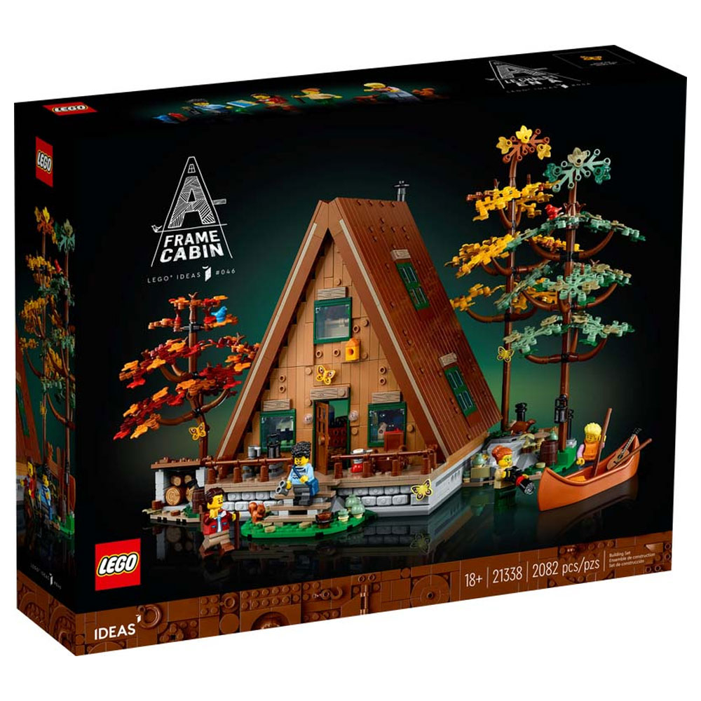 【自取4350元】台中＊＊宏富玩具＊＊LEGO 樂高積木 LEGO Ideas系列  LT21338 A 字形小屋