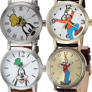 現貨第一款❤️官方正貨❤️美國迪士尼 Disney 米奇的好朋友 Goofy 米奇 高飛狗 狗 皮革 手錶 錶