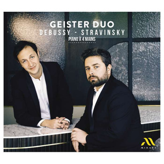 德布西 史特拉文斯基 四手聯彈 幽靈二重奏 Geister Duo Debussy Stravinsky MIR656