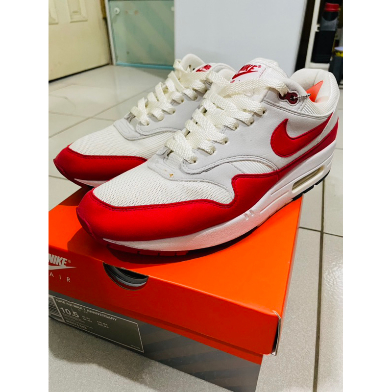 Nike Air Max 1 Anniversary 經典 紅白配色 US10.5