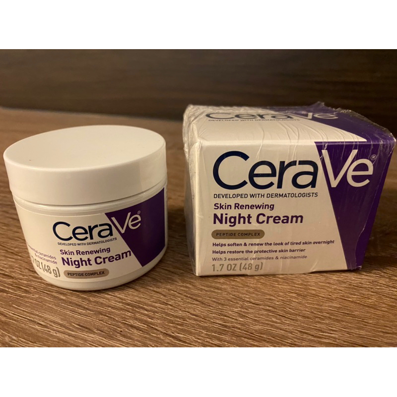 新包裝 CeraVe 臉部更新修復保濕晚霜 無香 48g