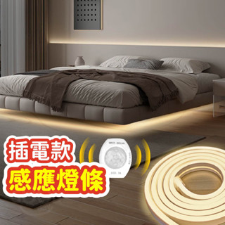 【Gooday臺灣現貨】LED 光控感應燈條 插電式感應燈條 感應燈條 感應燈 人體感應燈條 走廊燈 光控感應燈 床圍燈