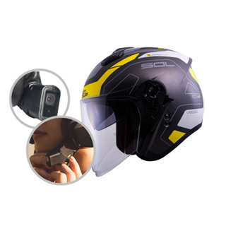 【IminiDV SOL SO-XP】內建式 安全帽 行車記錄器 領航員 SOXP 安全帽內墨鏡 輕量款