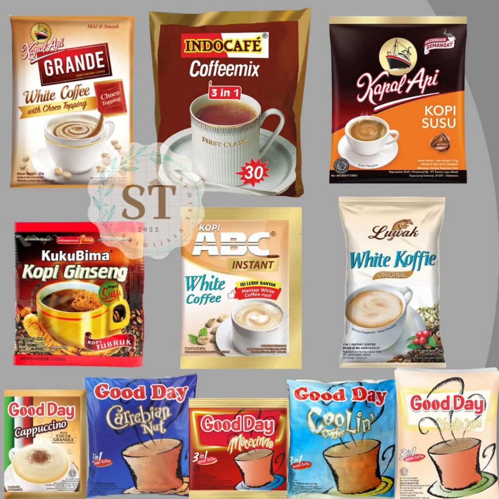 GOOD DAY CAPUCCINO Kopi 印尼咖啡 Coffemix LUWAK COFFEE KAPAL API