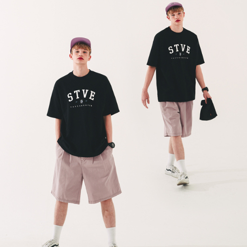 【WV PROJECT】Stivie College短袖T-Shirt 22SS 黑