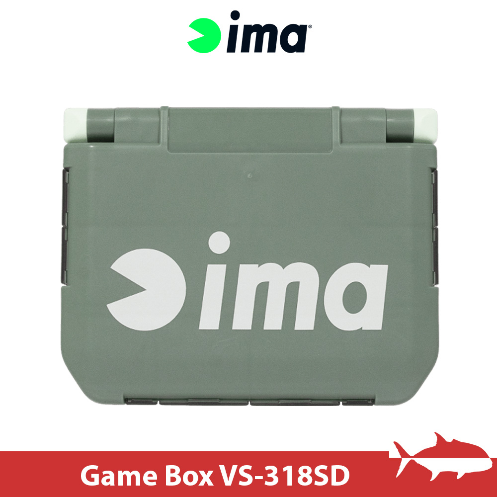 【搏漁所釣具】 ima Game Box VS-318SD 小工具盒 附隔板 耐用 可淡水 方便攜帶 釣魚盒