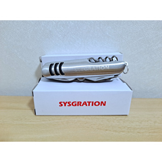sysgration 瑞士刀 11用瑞士刀 多功能瑞士刀 不鏽鋼11功能刀 隨身工具 系統電
