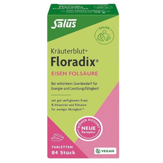 德國草本鐵元錠 德國 Floradix Salus 【鐵劑錠】 鐵錠 84粒