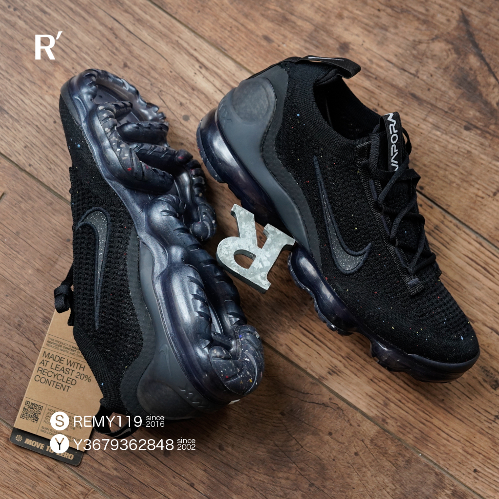 R'代購 Nike Air VaporMax 2021 FK Triple Black 黑魂 編織 DC9454-001