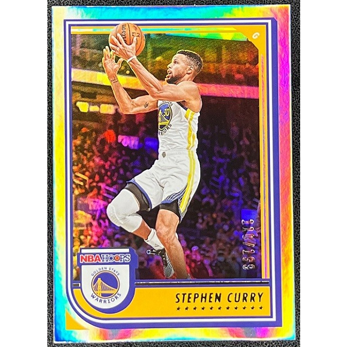 NBA 球員卡 Stephen Curry 2022-23 Hoops Premium Box Set 亮面 限量199