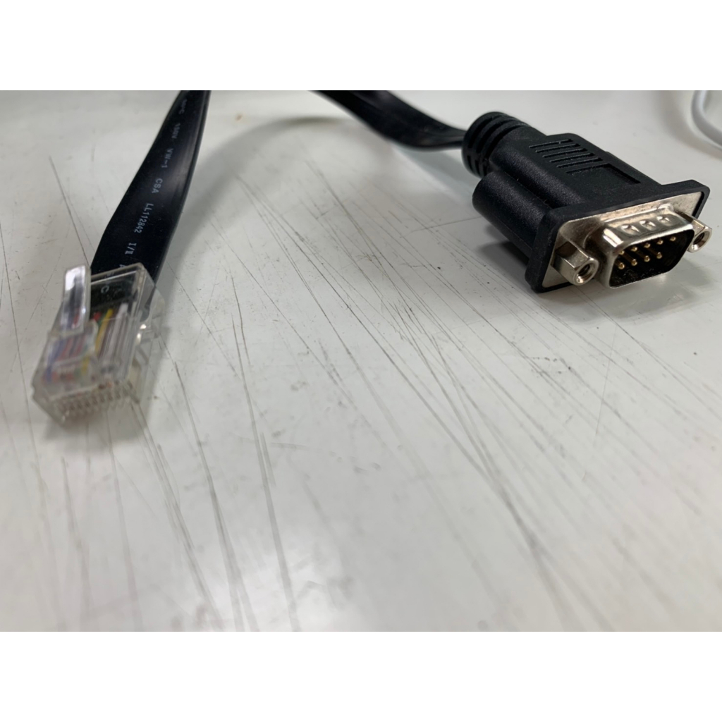 RJ45 TO RS232/DB9F轉8P8C