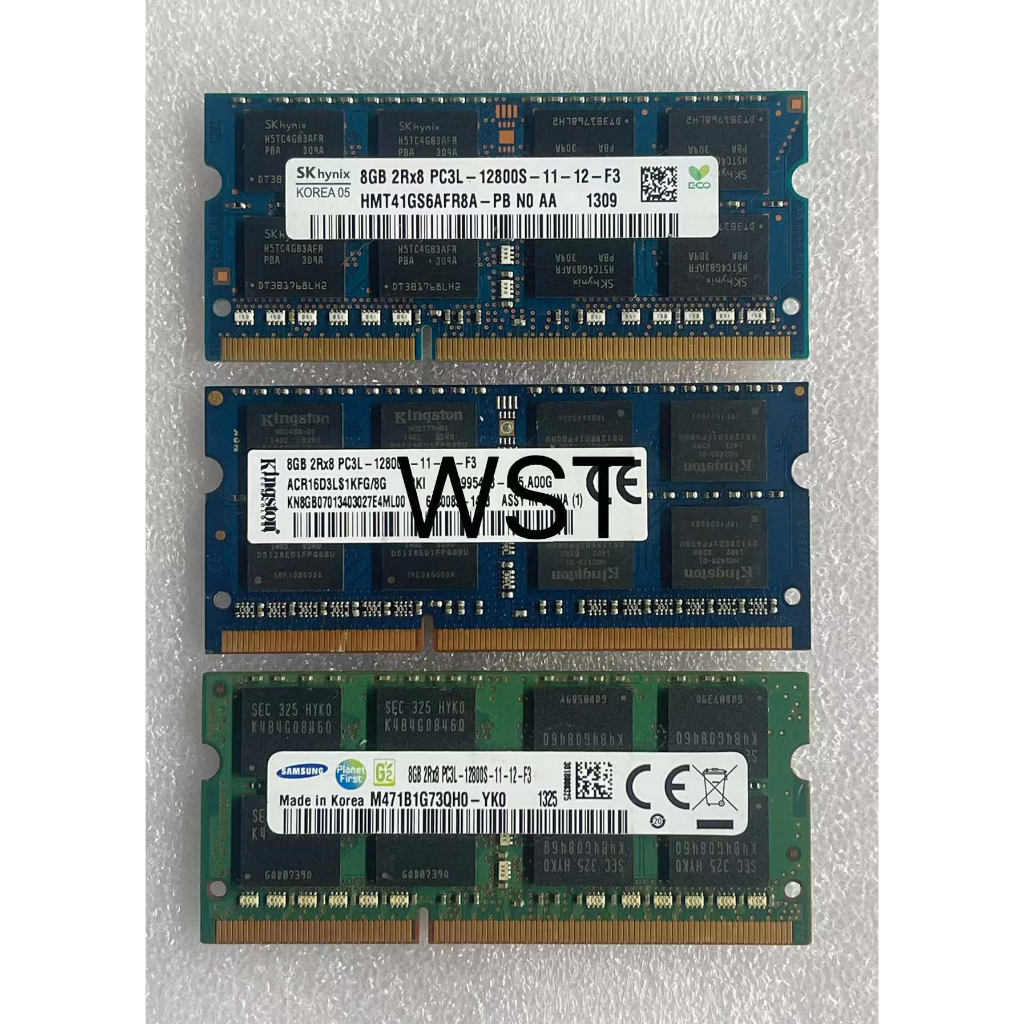 DDR3 8G 2Rx8 PC3L 12800S PC-1600 NB 筆電 專用記憶體 原裝原廠 拆機良品