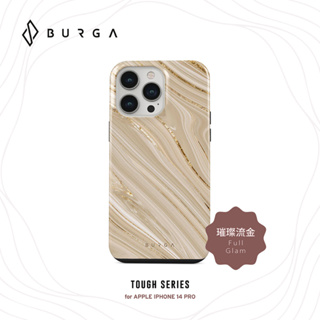 【BURGA】iPhone 14 系列Tough款防摔保護殼-璀璨流金 (手機殼)