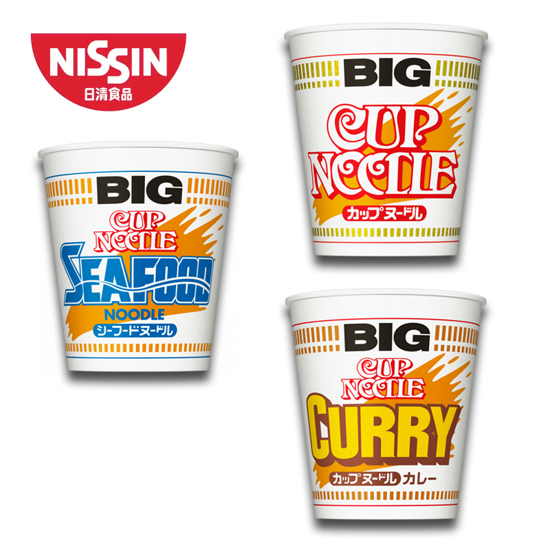 日本 日清 杯麵 ❰CUP NOODLE❱ BIG 杯麵【咪咪兔小舖】醬油 咖哩 海鮮 泡麵