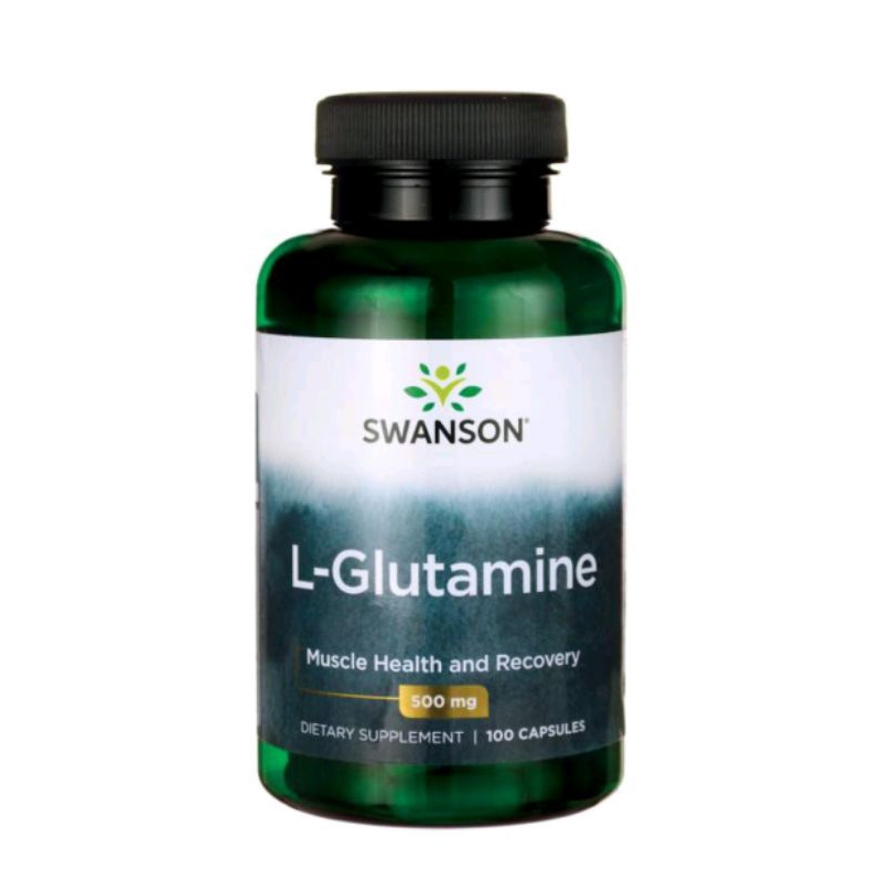 +樂活態度+ Swanson glutamine 左旋麩醯胺酸膠囊 500mg,100顆