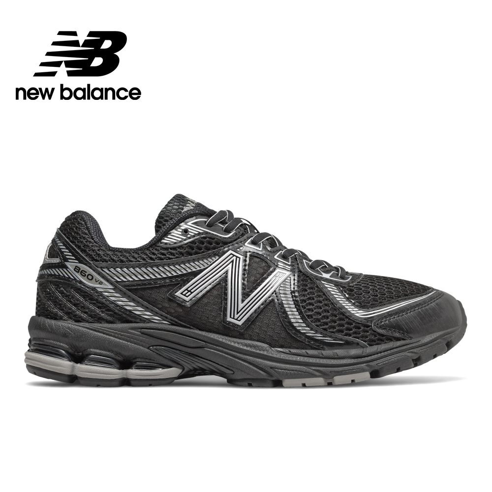【New Balance】 NB 復古運動鞋_中性_黑銀色_ML860XC-D楦 860
