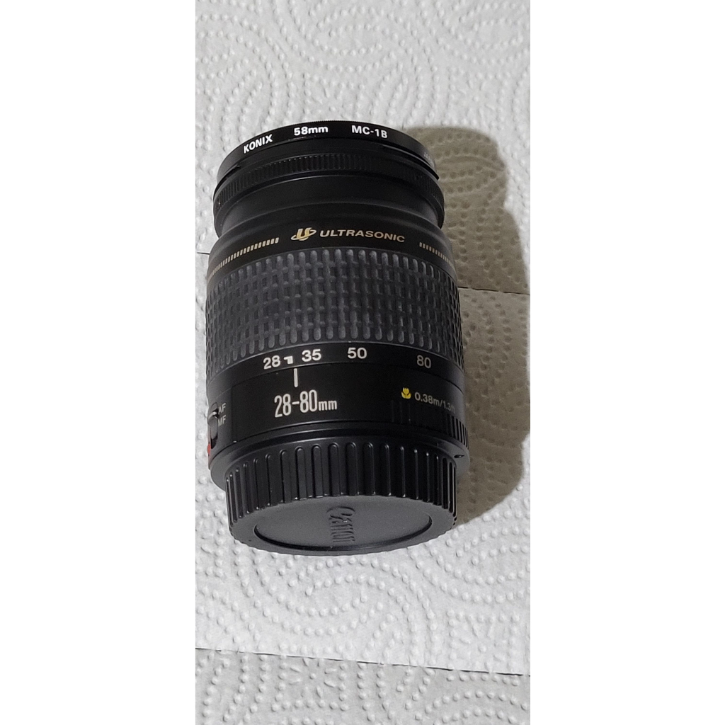 CANON佳能二手鏡頭 EF 28-80 3.5-5.6 IV   微距0.38m 黑色  中古