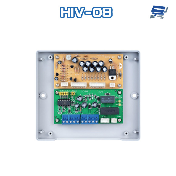 昌運監視器 Hometek HIV-08 對講機影像介面卡 對講介面卡 (大樓用) 可匹配八戶影像