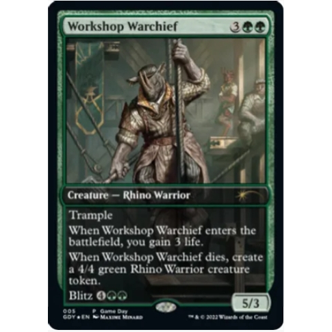 魔法風雲會MTG： Workshop Warchief -Promos (GAME)【閃卡】