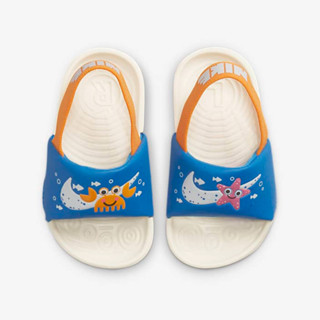 NIKE 耐吉 KAWA SLIDE TD小童 嬰幼 涼鞋 緩震 涼拖鞋 縮緊帶 套入式 海洋藍DX1979400