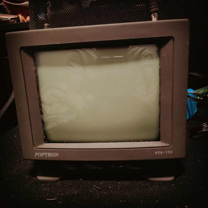 古董電視 迷你電視 早期黑白電視 帶廣播功能
