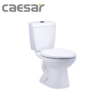 【CAESAR凱撒衛浴】一段式/兩段式4.8L省水馬桶附緩降馬桶蓋30cm/40cm(CF1325/CF1425)