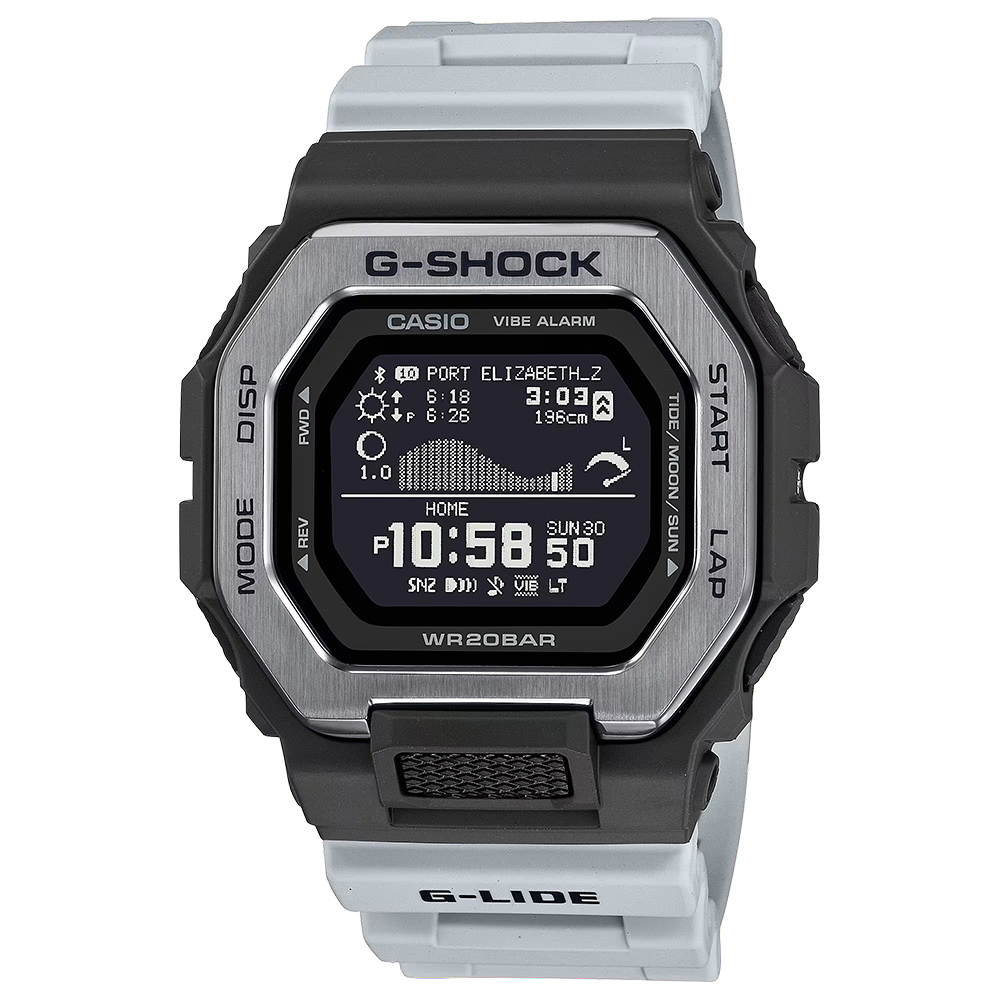 公司貨附發票｜CASIO 卡西歐 G-SHOCK 衝浪藍芽智慧型手錶 GBX-100TT-8