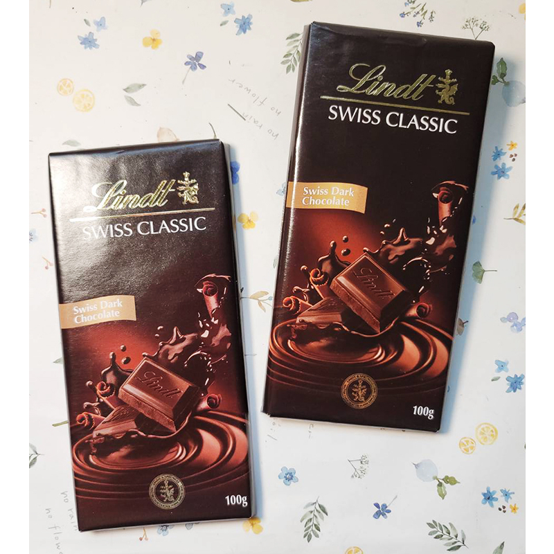 【Lindt 瑞士蓮】經典黑巧克力 100g(效期2024/10/31)市價149元特價49元