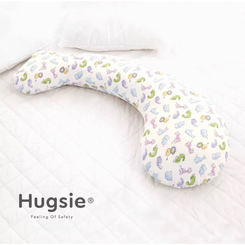 全新專賣* Hugsie美國棉設計款孕婦枕【舒棉款】月亮枕 哺乳枕 側睡枕