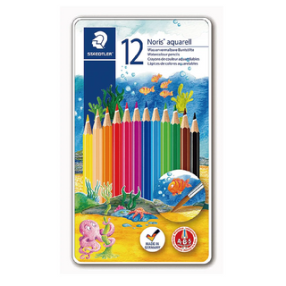 德國施德樓 STAEDTLER MS14410M12 快樂學園水性色鉛筆12色