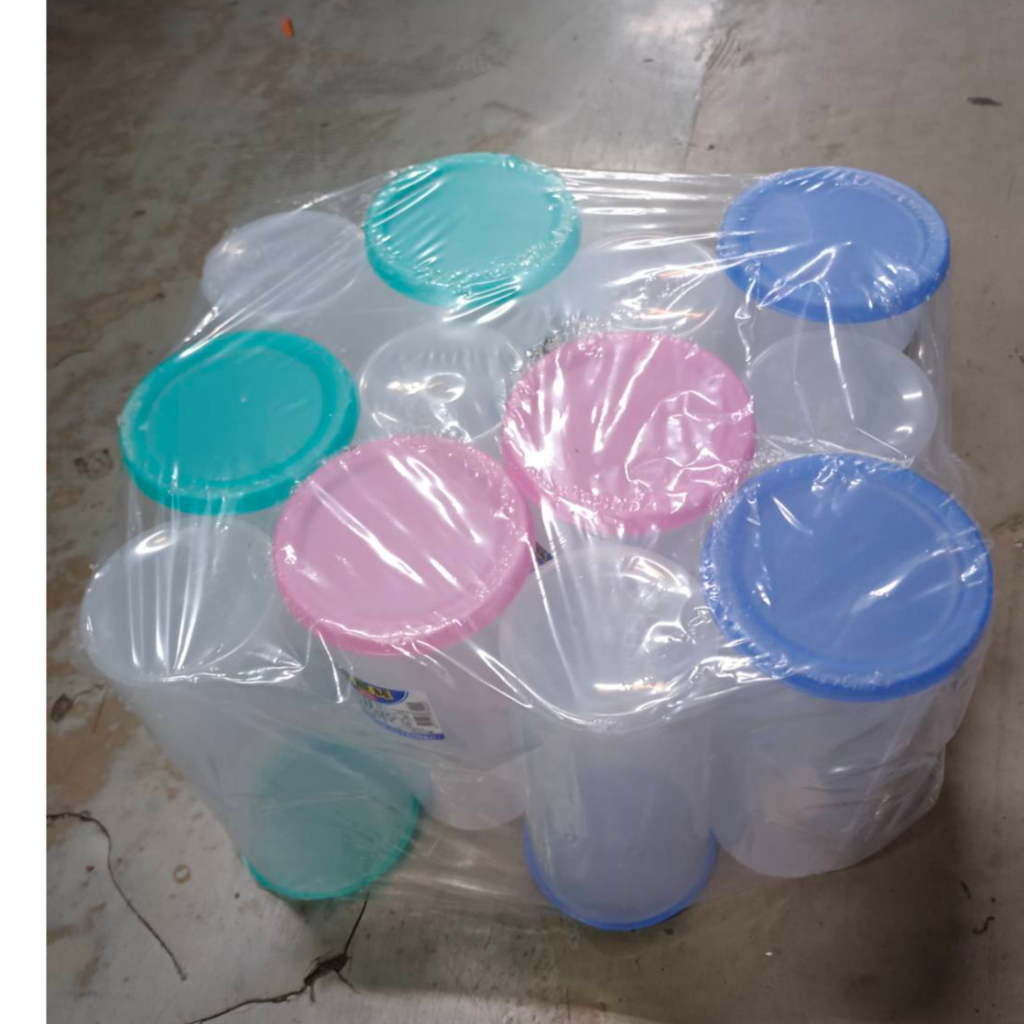隨意杯 600cc  顏色隨機出貨 台灣製造 塑膠杯 附蓋塑膠杯 可微波 可冷藏 佛心百貨 居家生活