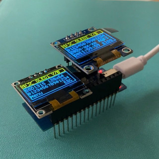 (AT♾)OLED開發板 128x64,0.96吋,SSD1306 SSD1315,支援Arduino STM32