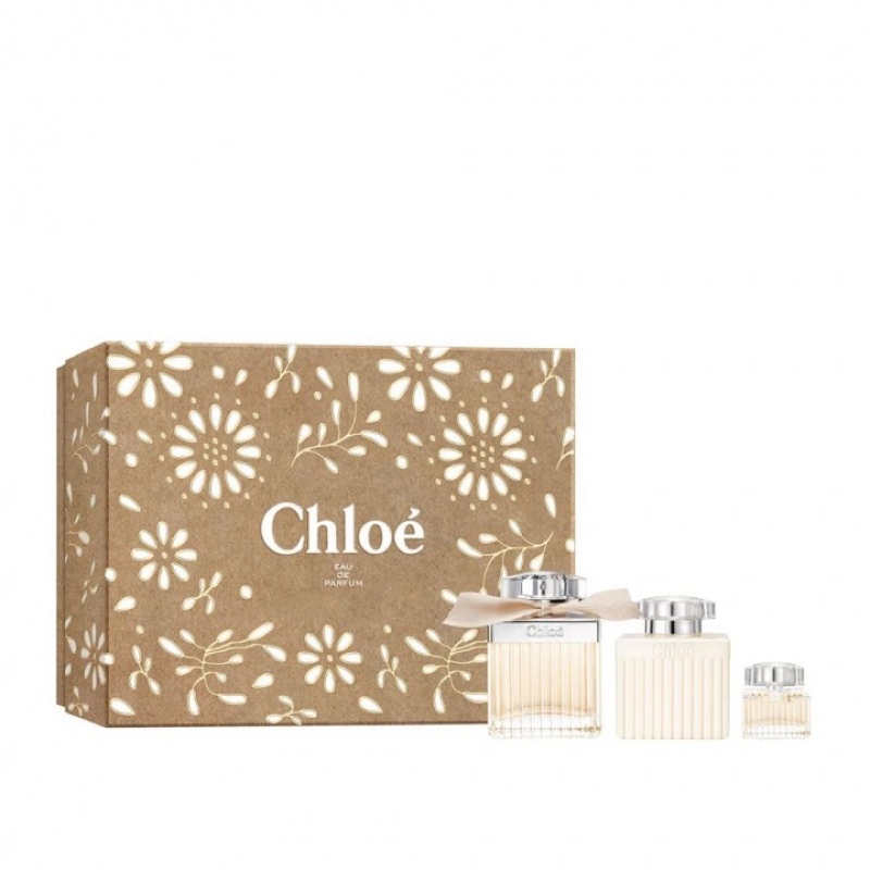 Chloe 經典同名女性淡香精禮盒 (淡香精75ml+淡香精5ml+身體乳100ml)