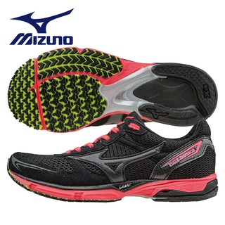 【MIZUNO 美津濃】WAVE EMPEROR 輕量路跑鞋 女款 黑紅 J1GB167689 橘黃J1GB167603