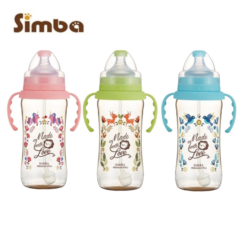 Simba 小獅王辛巴 桃樂絲PPSU自動把手寬口葫蘆大奶瓶360ml