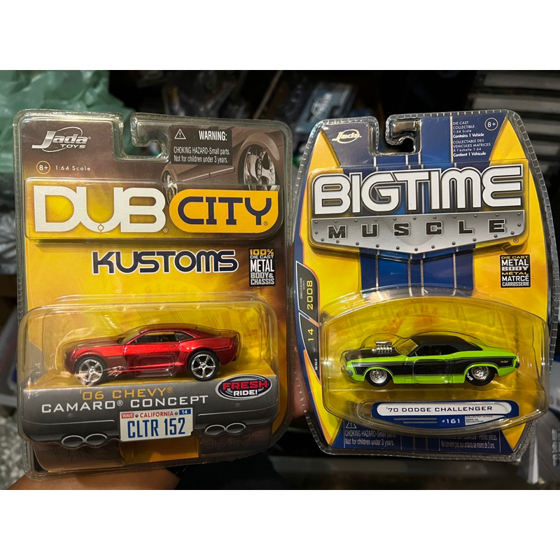 1:64 Jada DUB CITY BIGTIME chevy camaro 大黃蜂 道奇 挑戰者 寶藏 絕版 限量