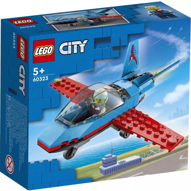 大安區可面交 全新未拆 現貨 正版 LEGO 60323 特技飛機 city系列