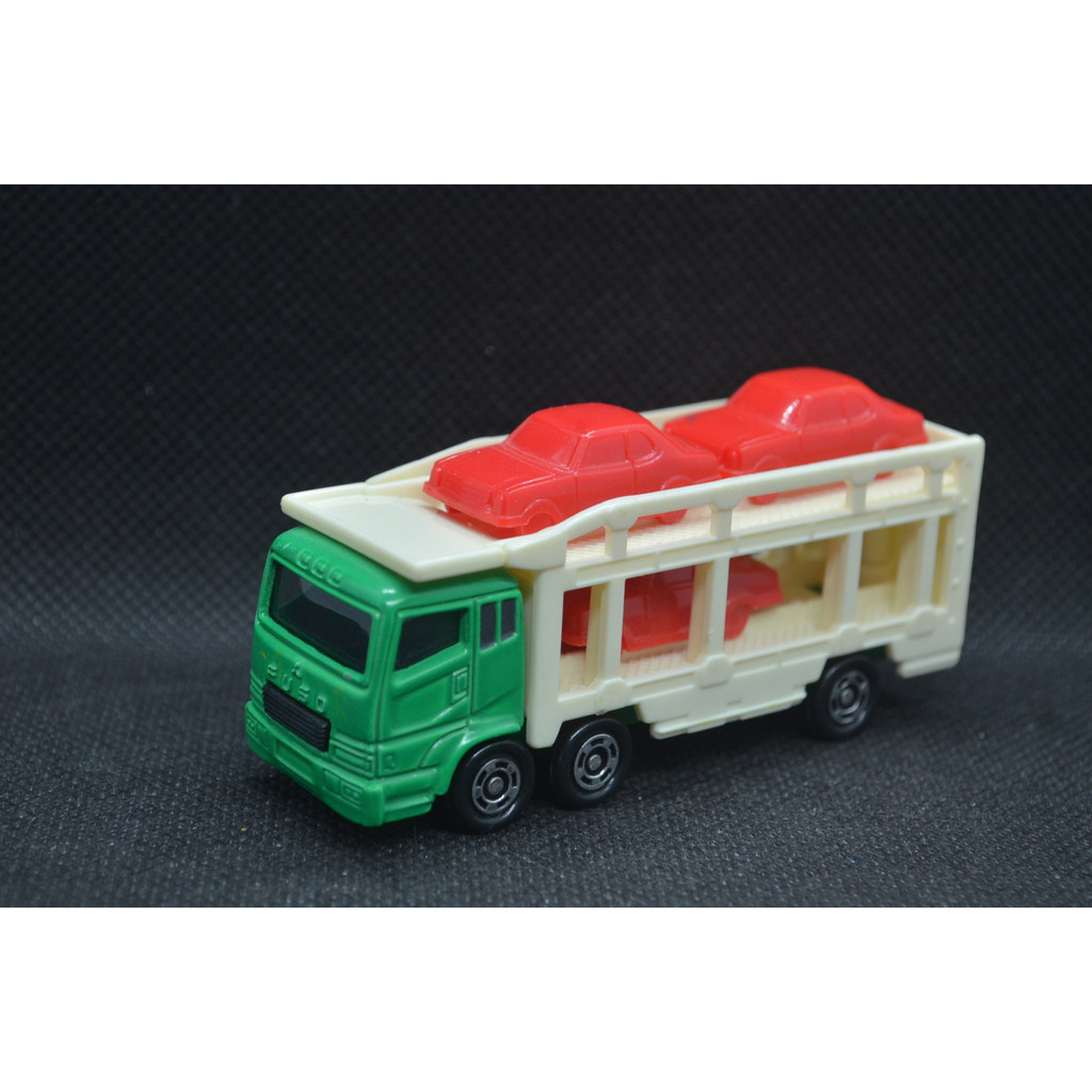 【T'Toyz】 Tomica No. 14 -4 三菱 Car Carrier 汽車 搬運車 綠色 二手 附膠盒 中國