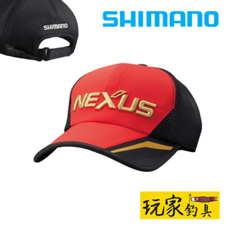 ｜玩家釣具｜SHIMANO CA-105V NEXUS 半網釣魚帽 網帽 透氣