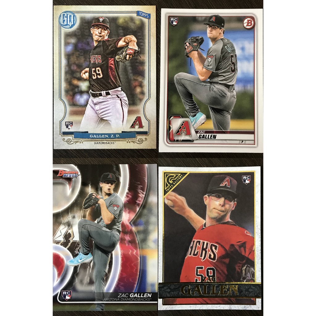 Zac Gallen 響尾蛇隊 MLB新人卡 2020 Bowman Topps Panini RC