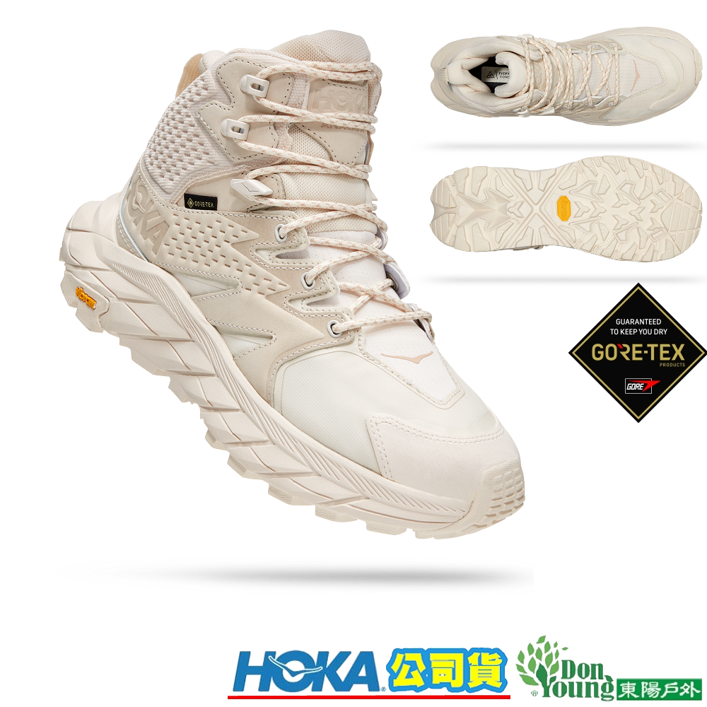 【HOKA】男女同款ANACAPA MID GTX B楦防水透氣中筒健行登山鞋HO1130532ESSN